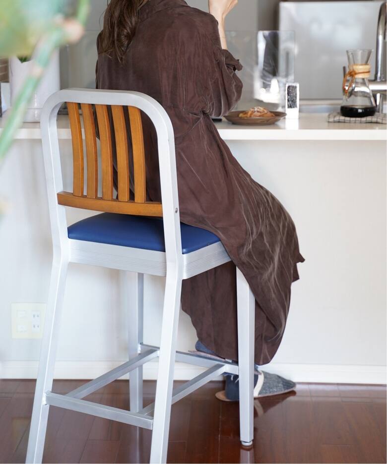 大型商品》SHORELINE HIGH CHAIR ショアラインハイチェア ネイビー 