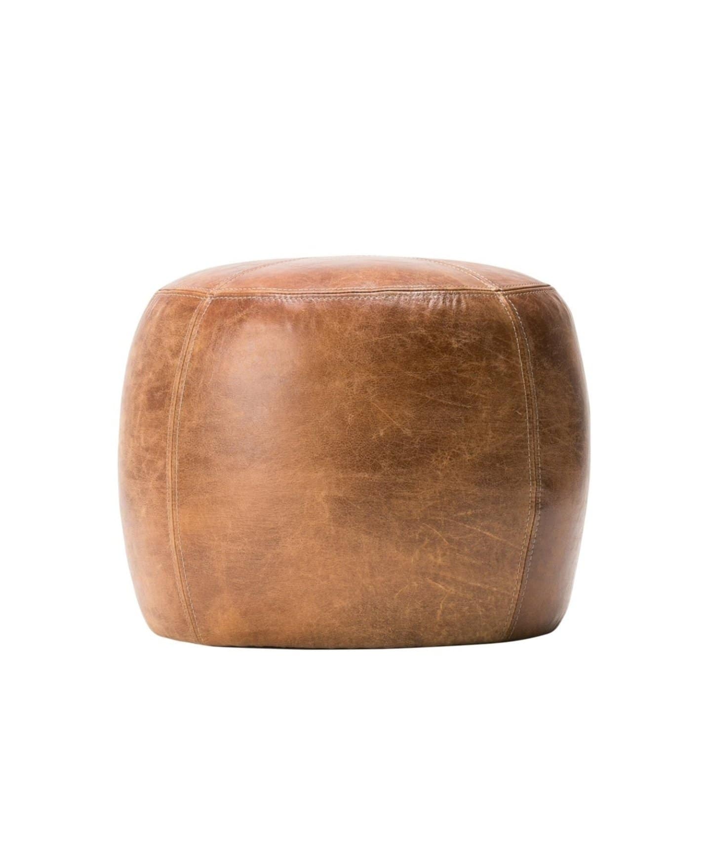 最も完璧な 中型商品》OAKS LEATHER STOOL_crack オークスレザースツール 椅子
