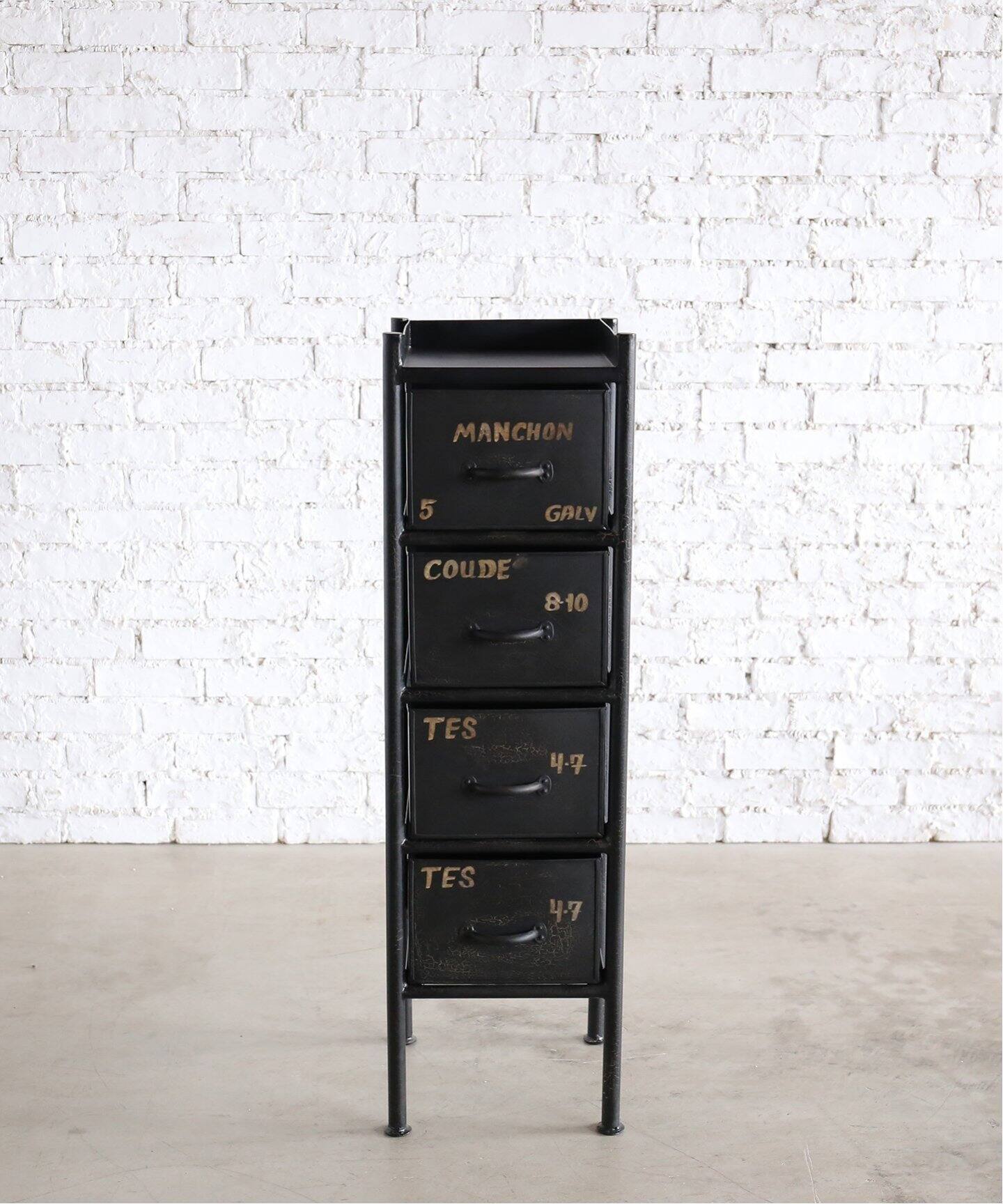 中型商品》GUIDEL 4DRAWER CHEST_TALL ギデル チェスト（収納家具 