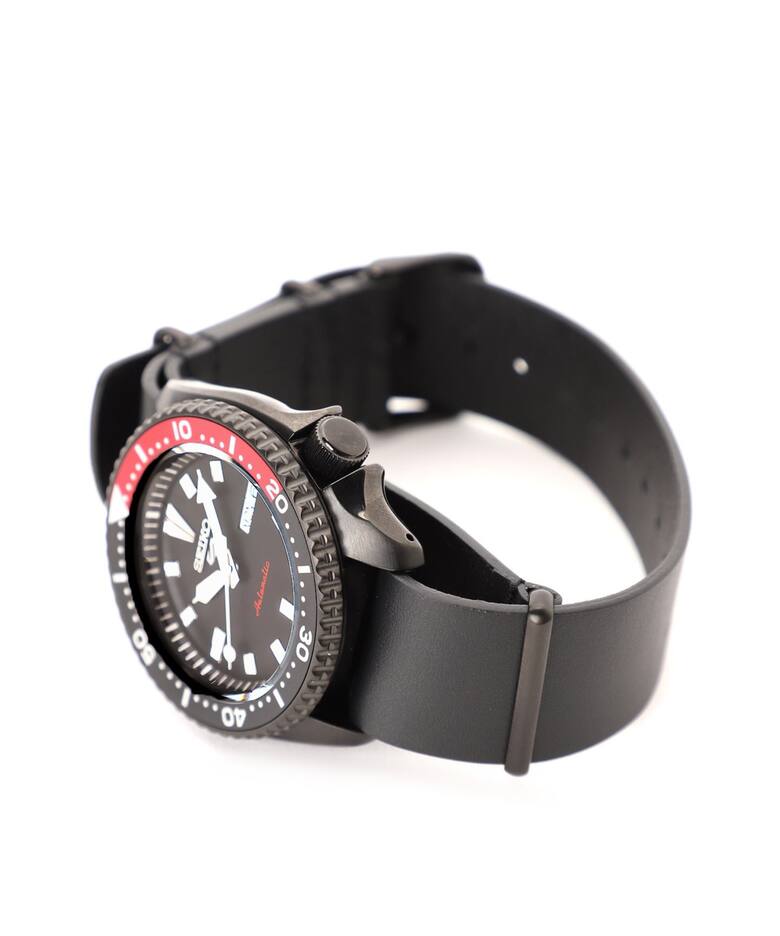 SEIKO 5sports×JOURNAL STANDARD Limited Model SBSA189 BLACK×RED  