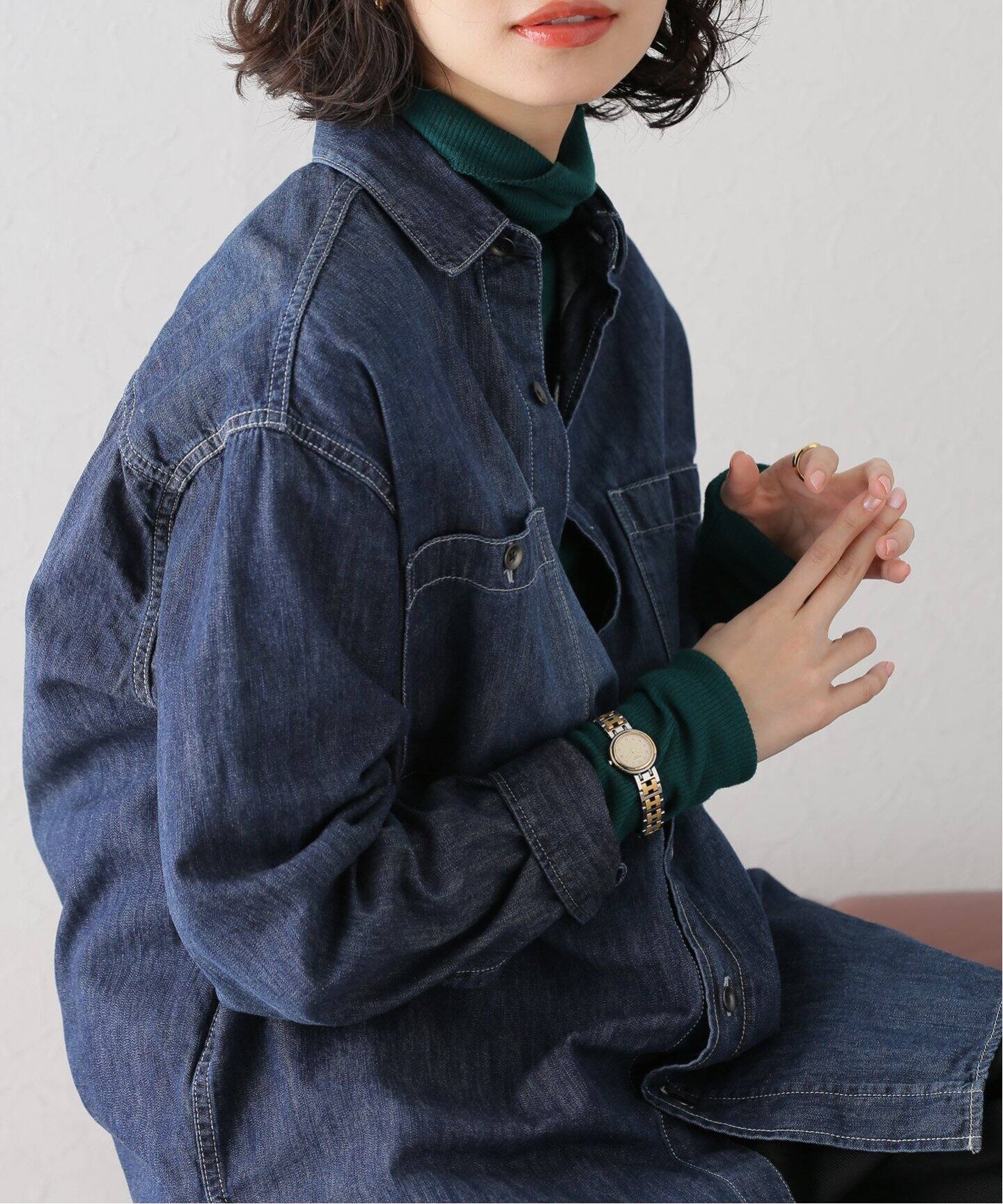HERMES エルメス カーディガン ノースリーブ シャツ 2点セット L 