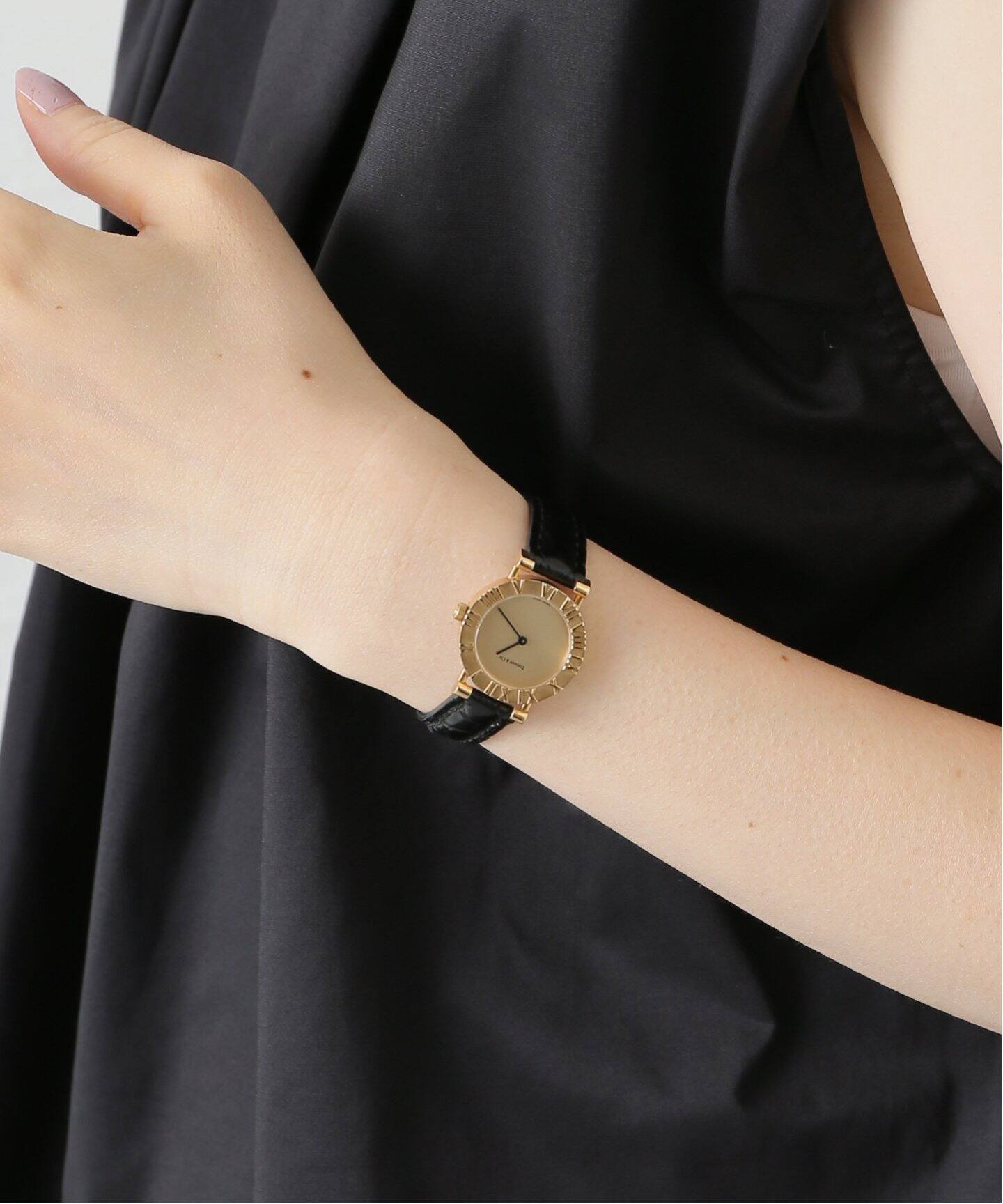 時計 Tiffany&Co. Atlas round TIFFANY&CO Atlas round 18K（ヴィンテージ）｜HIROB（ヒロブ