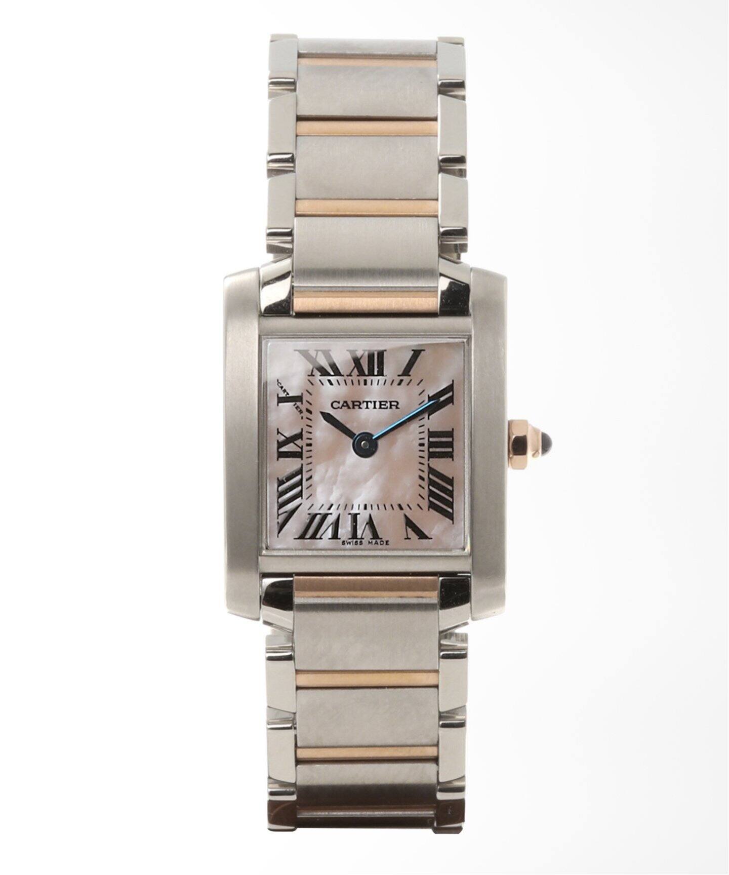 Cartier Tank Francaise Konbi Pink Shell ウォッチ Hirob ヒロブ 公式のファッション通販 Baycrew S Store