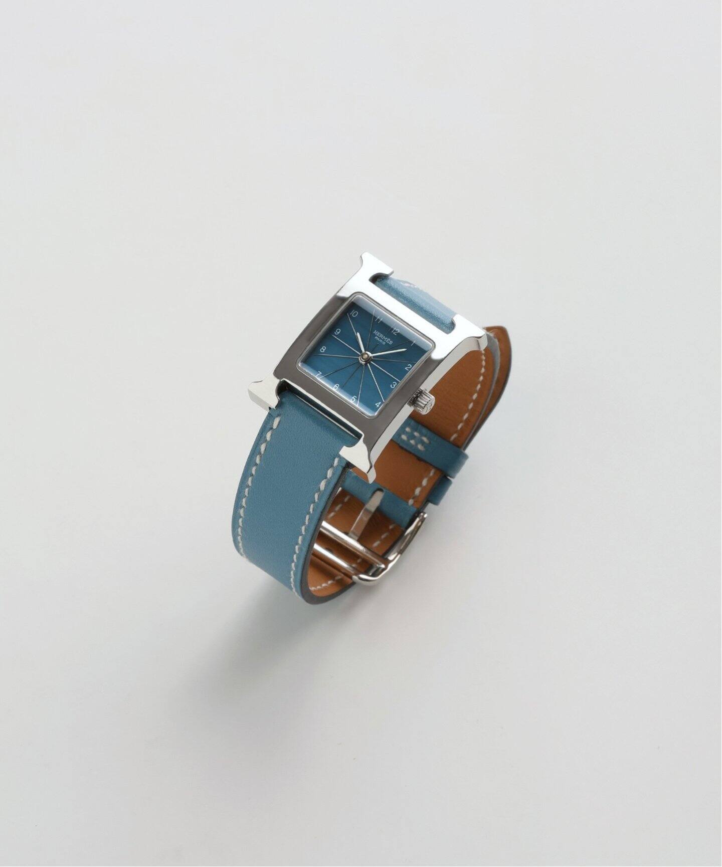 HERMES / エルメス】H Watch Blue（ヴィンテージ）｜HIROB（ヒロブ）の  
