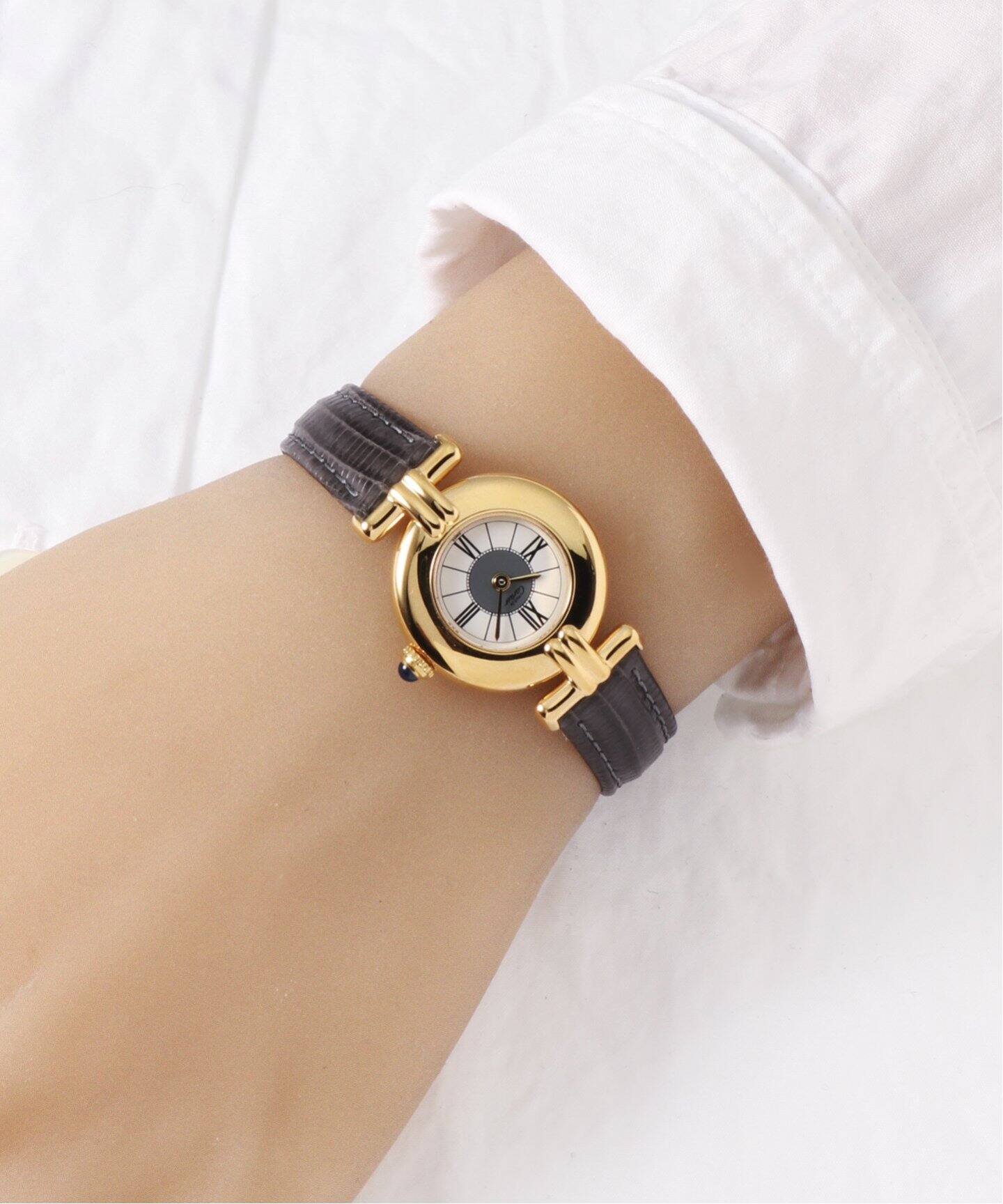 must de CARTIER COLISEE gry【 ウォッチ 】（ヴィンテージ