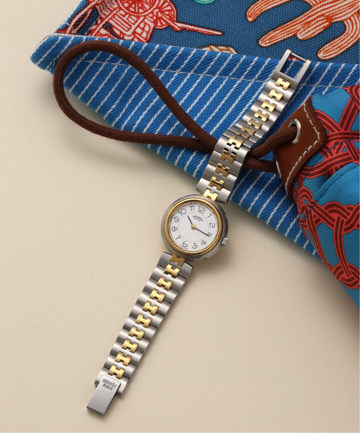 HERMES / エルメス】Profile combination white dial（ヴィンテージ 