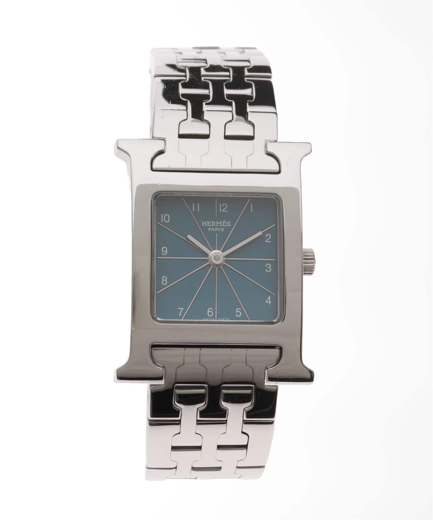 HIROB HERMES ステンレススチール腕時計 HERMES H Watch Blue dial（ヴィンテージ）｜HIROB（ヒロブ）の通販
