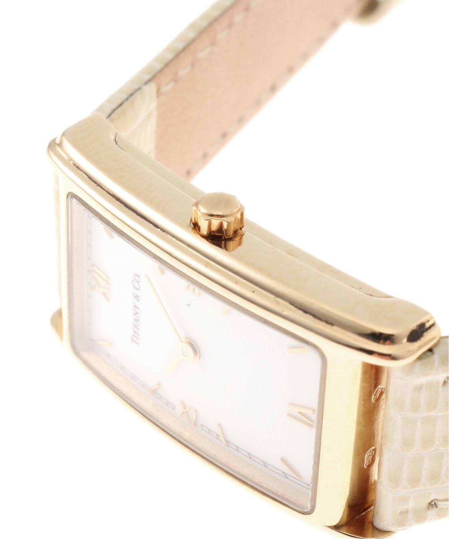 TIFFANY / ティファニー】クラシック レクタングル オールローマン 18K