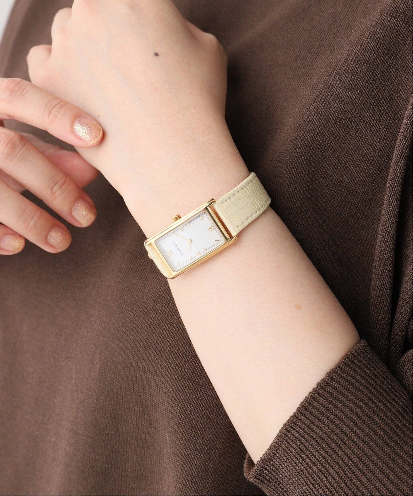TIFFANY / ティファニー】クラシック レクタングル オールローマン 18K 