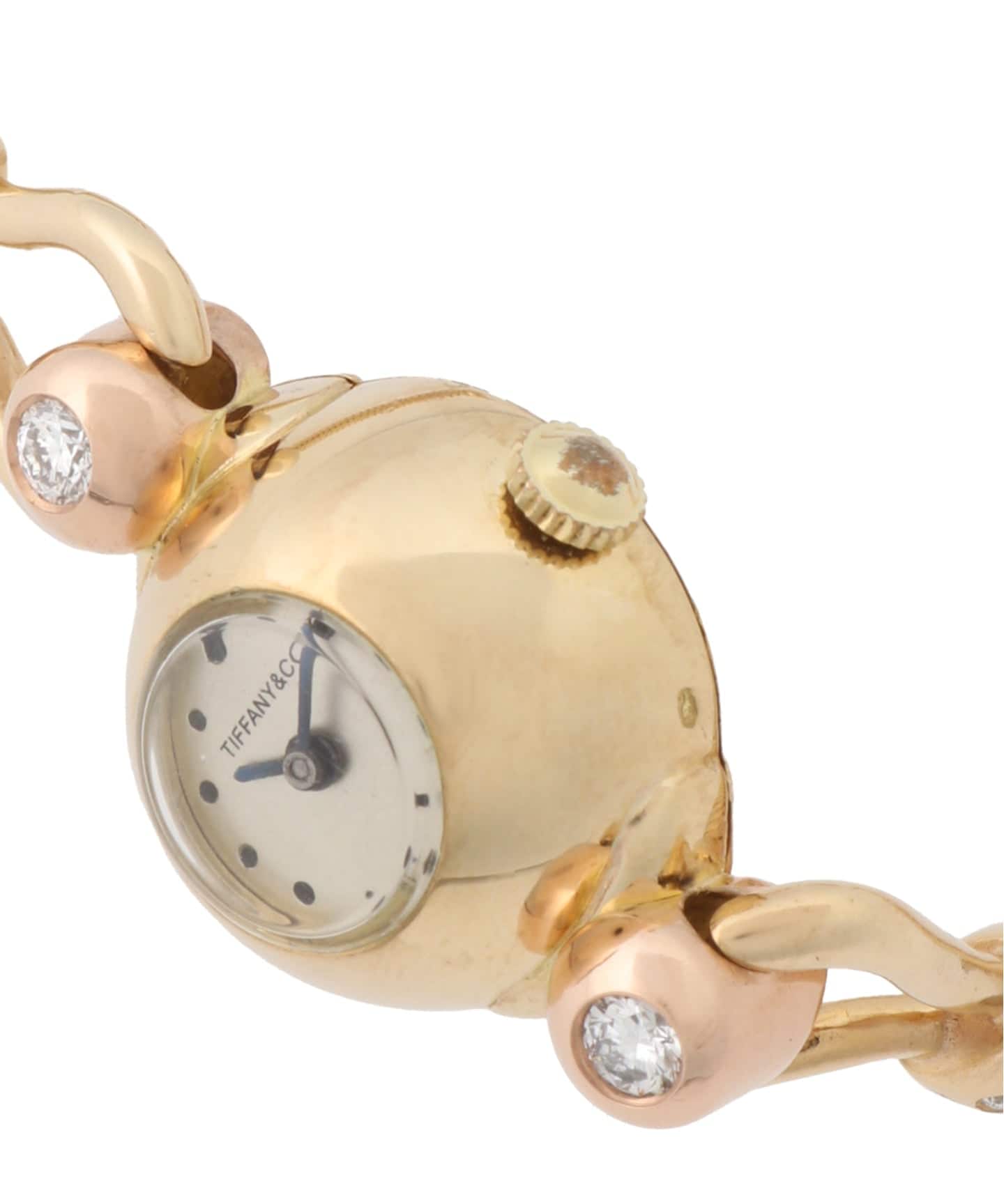 TIFFANY&CO. Round Snake chain / Integrated 14K YG Diamond