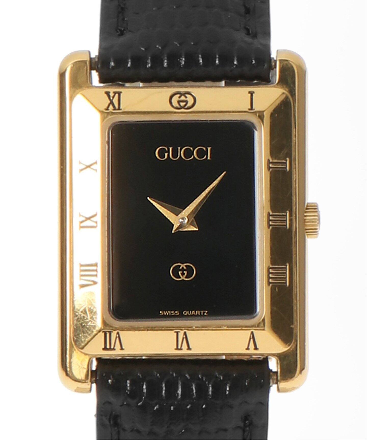 GUCCI / グッチ】4200L スクエア ブラックダイヤル【ウォッチ 
