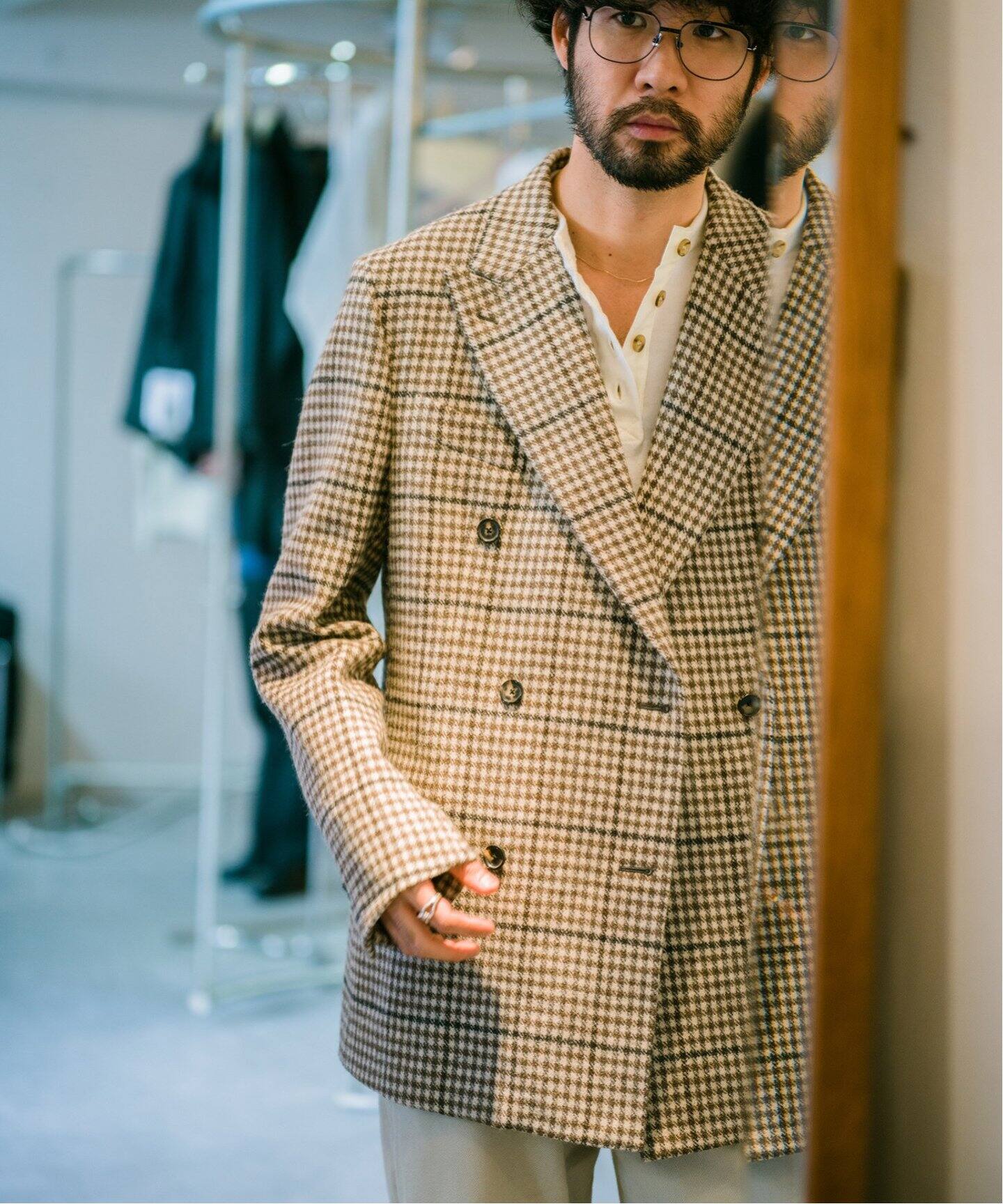 KAPTAIN SUNSHINE/ キャプテンサンシャイン】別注 CARUSO Tweed JKT 