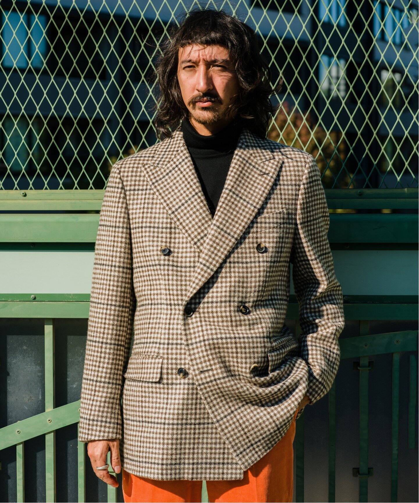 KAPTAIN SUNSHINE/ キャプテンサンシャイン】別注 CARUSO Tweed JKT  