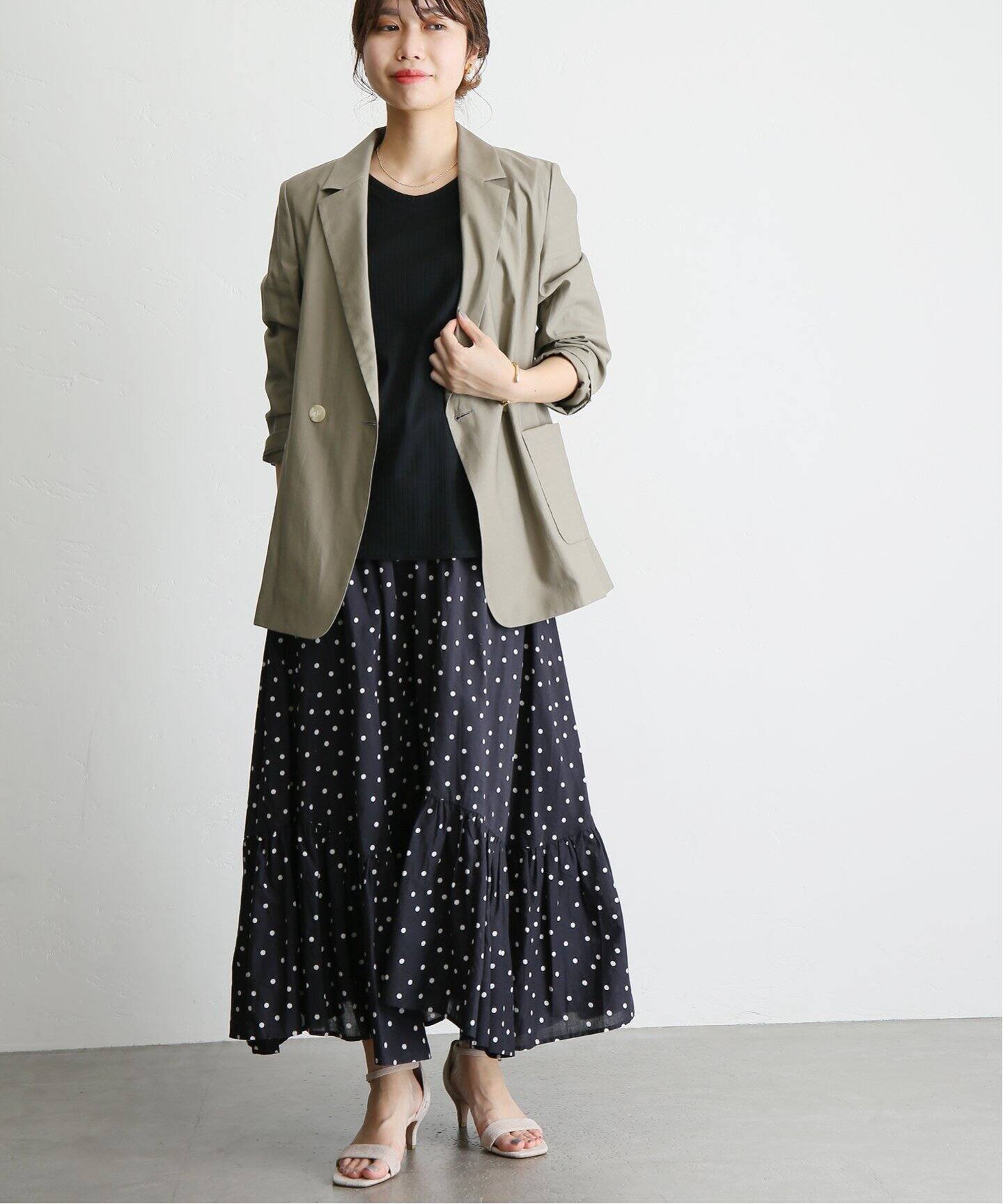 レーヨン麻Wブレストジャケット（テーラードジャケット）｜La Totalite  