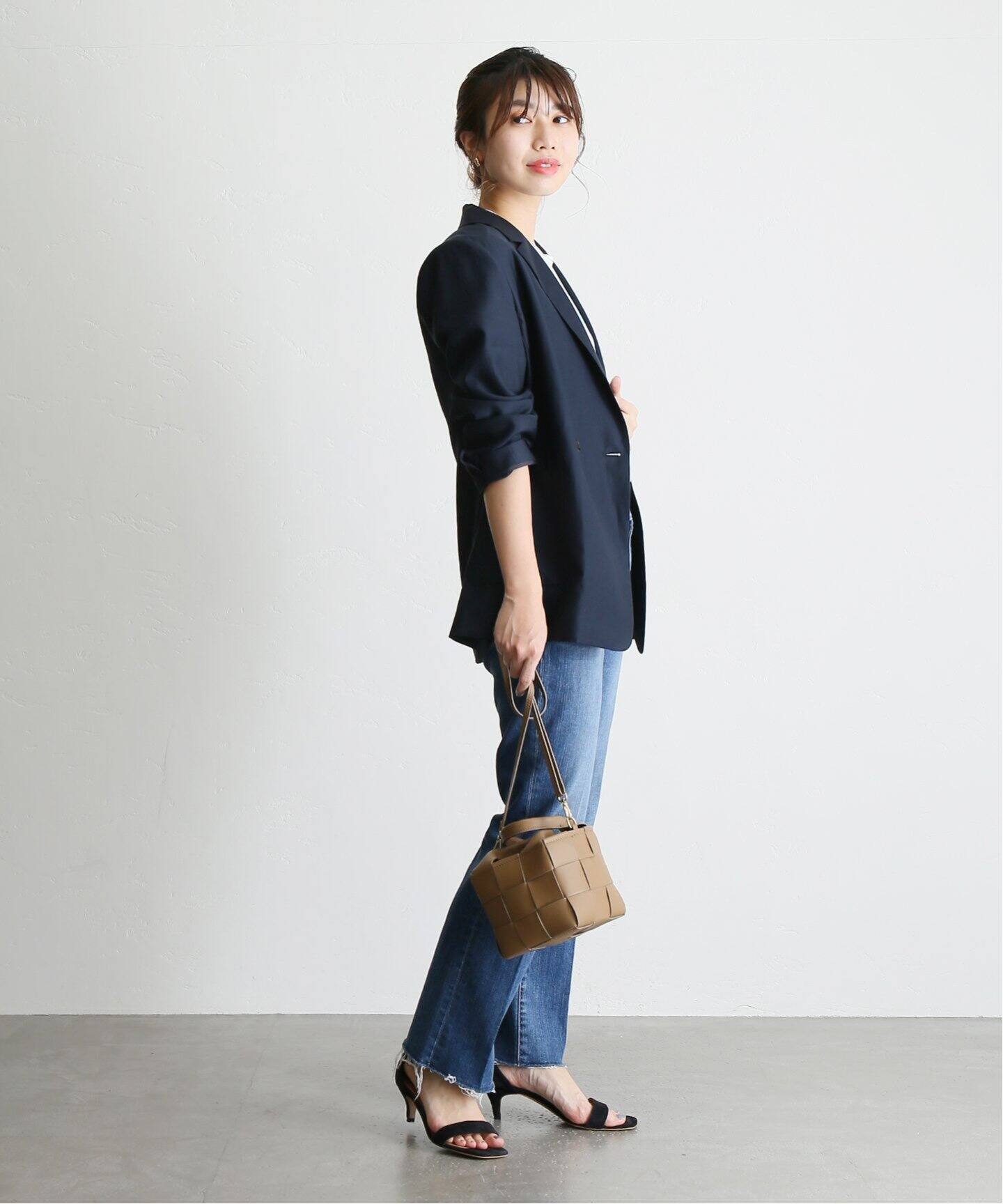 レーヨン麻Wブレストジャケット（テーラードジャケット）｜La Totalite  