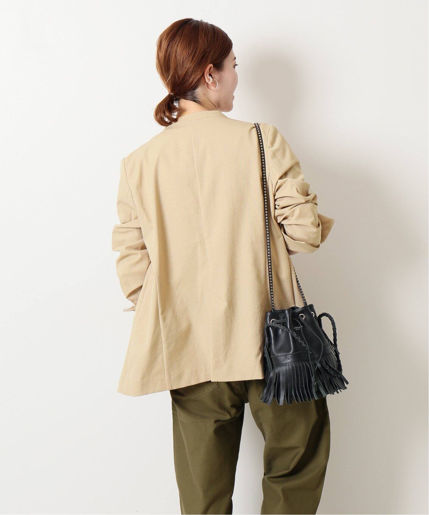 ≪追加≫リネンライクノーカラージャケット|Spick and Span(スピック ≪追加≫リネンライクノーカラージャケット|Spick and Span(スピック
