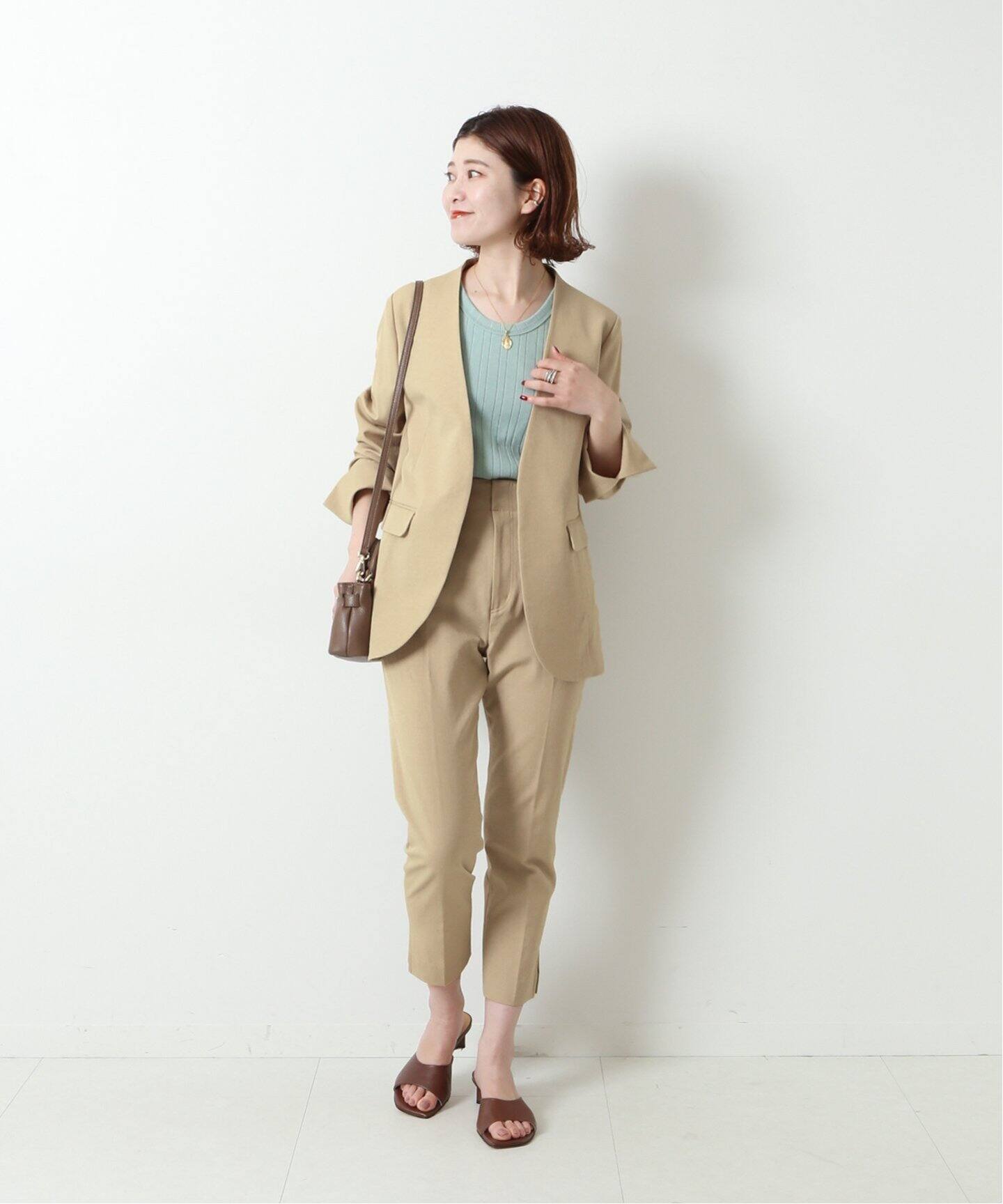 ≪追加≫リネンライクノーカラージャケット|Spick and Span(スピック ≪追加≫リネンライクノーカラージャケット|Spick and Span(スピック