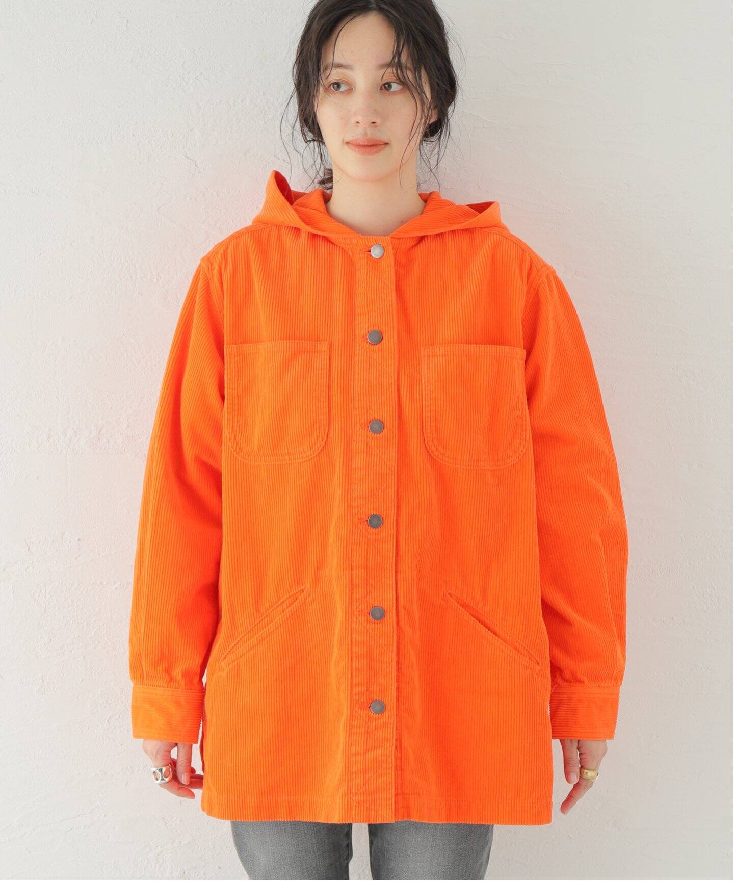 Meezan ミーザン ボタンスナップ コート ジャケット イエロー XXL 
