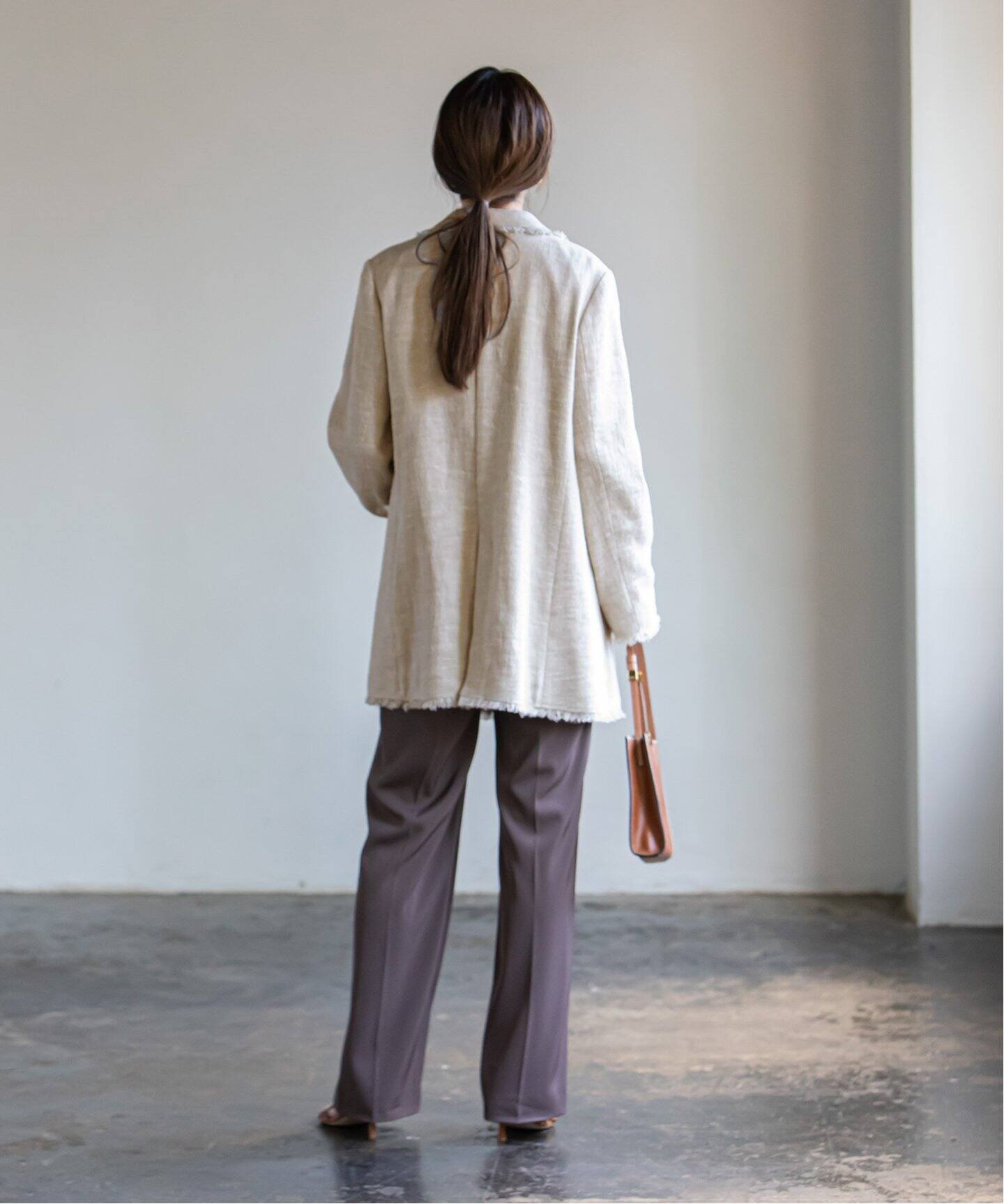 スラブツイードダブルテーラードジャケット2 Noble ノーブル 公式のファッション通販 Baycrew S Store