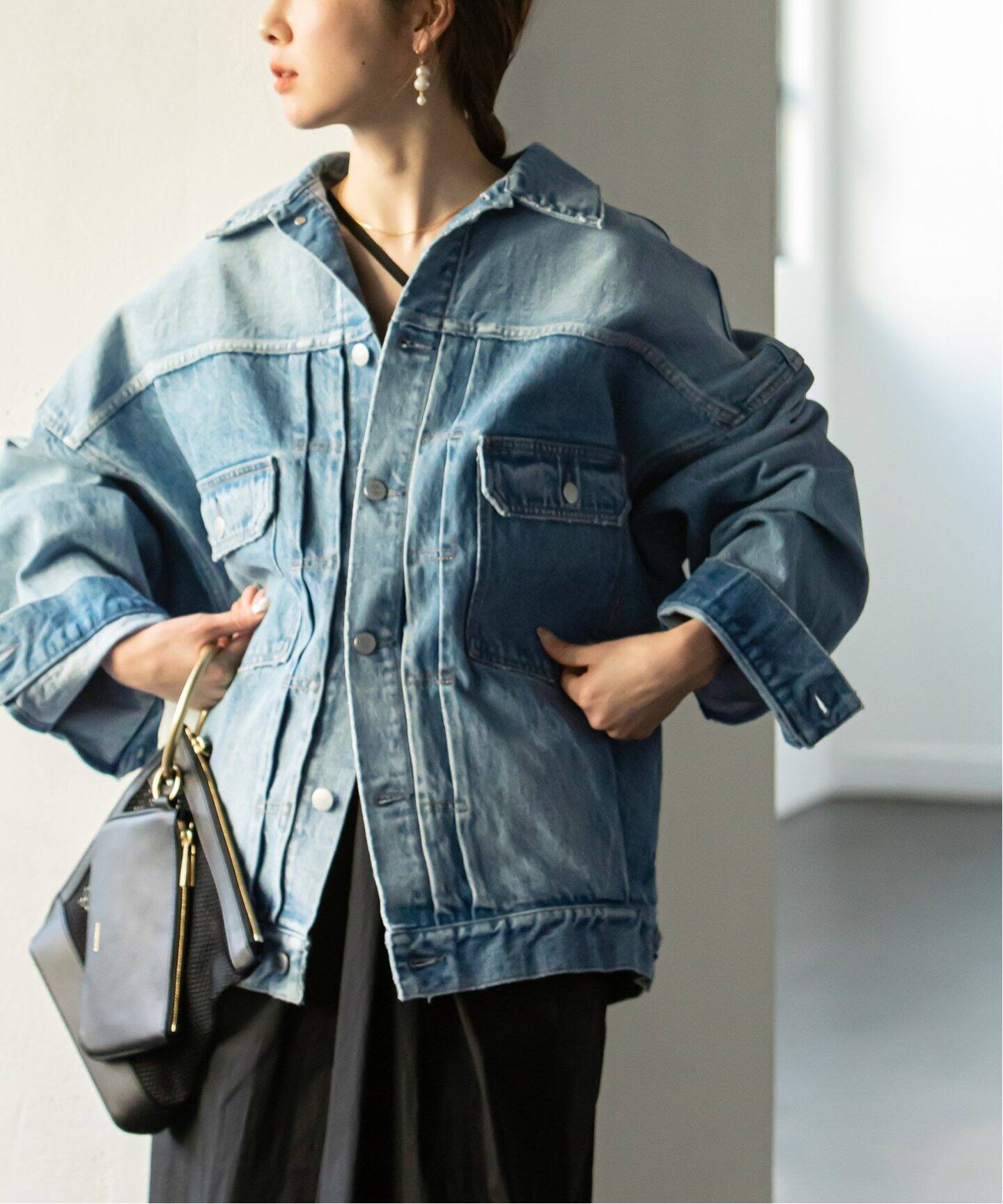 THE NEWHOUSE ザ ニューハウス JADE JACKET ブルー - Gジャン・デニム 