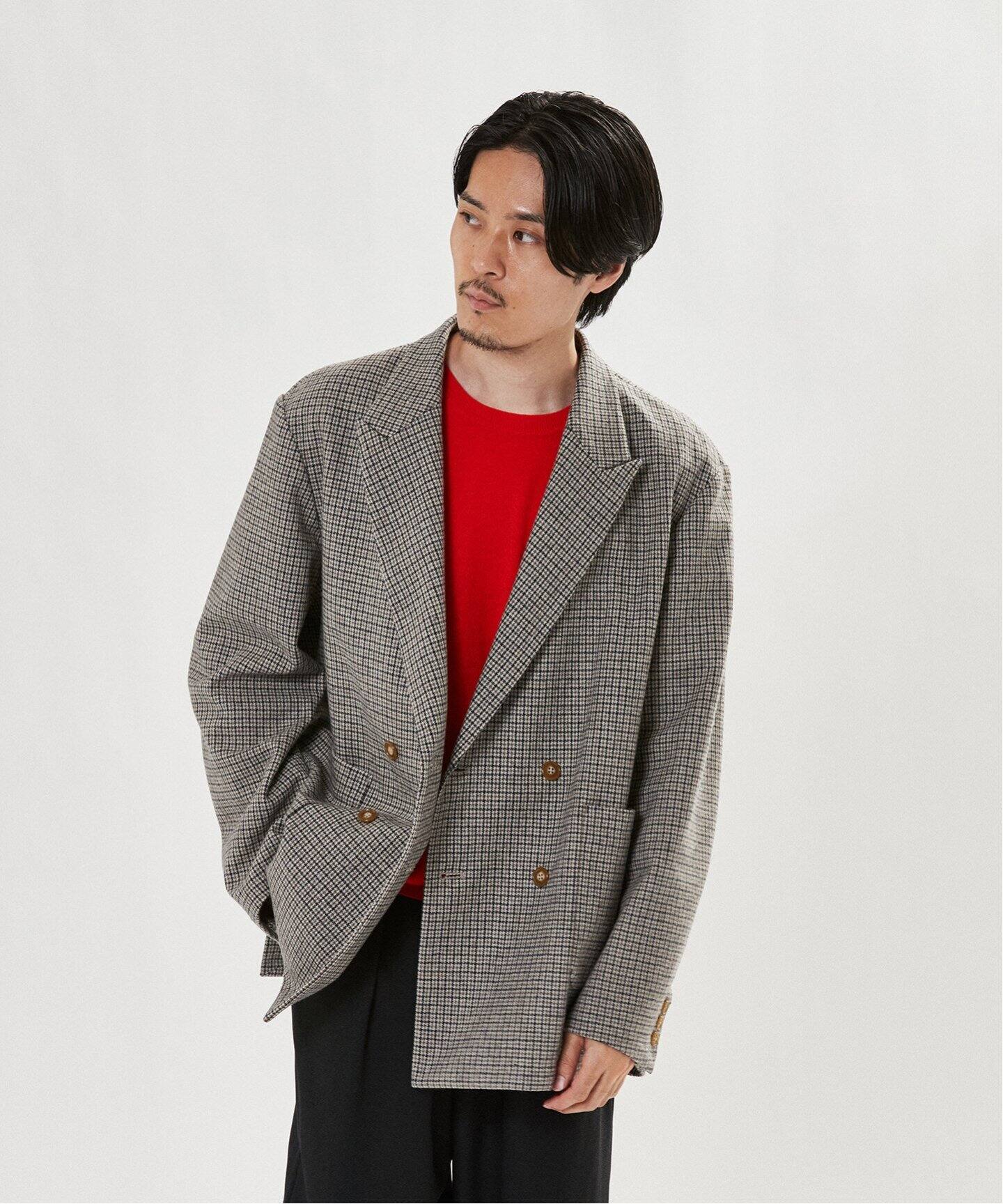 ガンクラブ ボンディング ダブルブレスト ジャケット（テーラード  