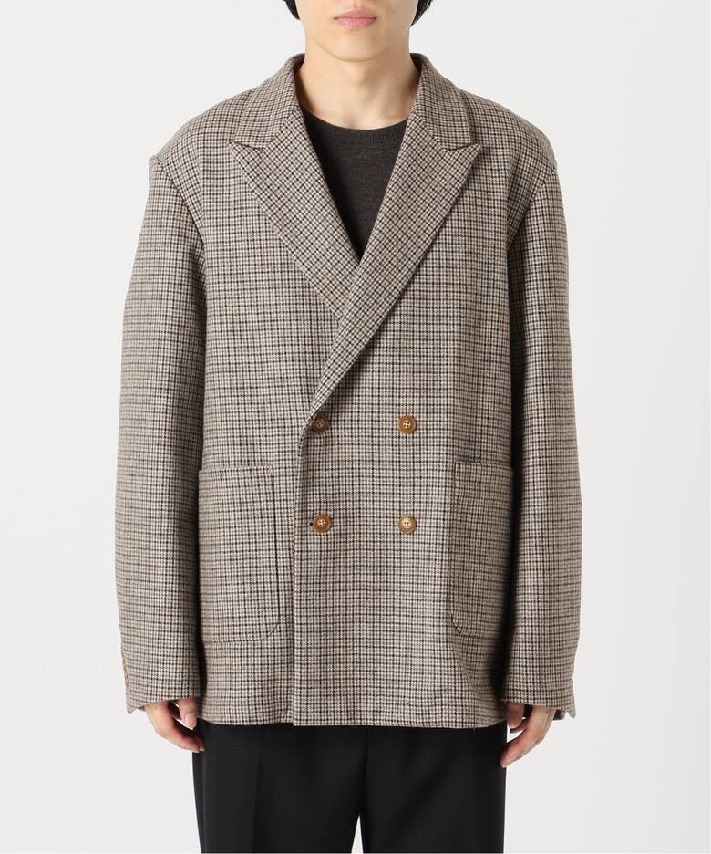 ガンクラブ ボンディング ダブルブレスト ジャケット（テーラード  