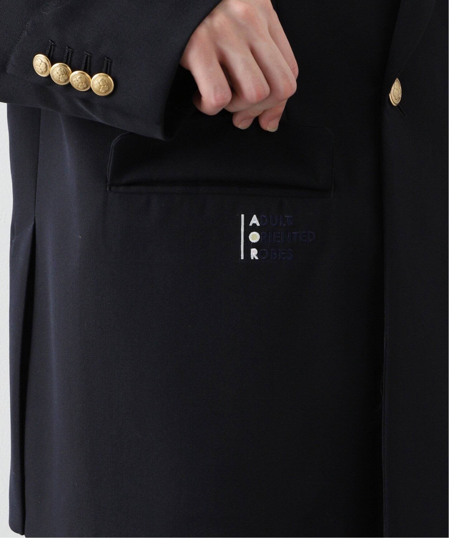ADULT ORIENTED ROBES】別注 ダブル ブレザー ジャケット（テーラード 