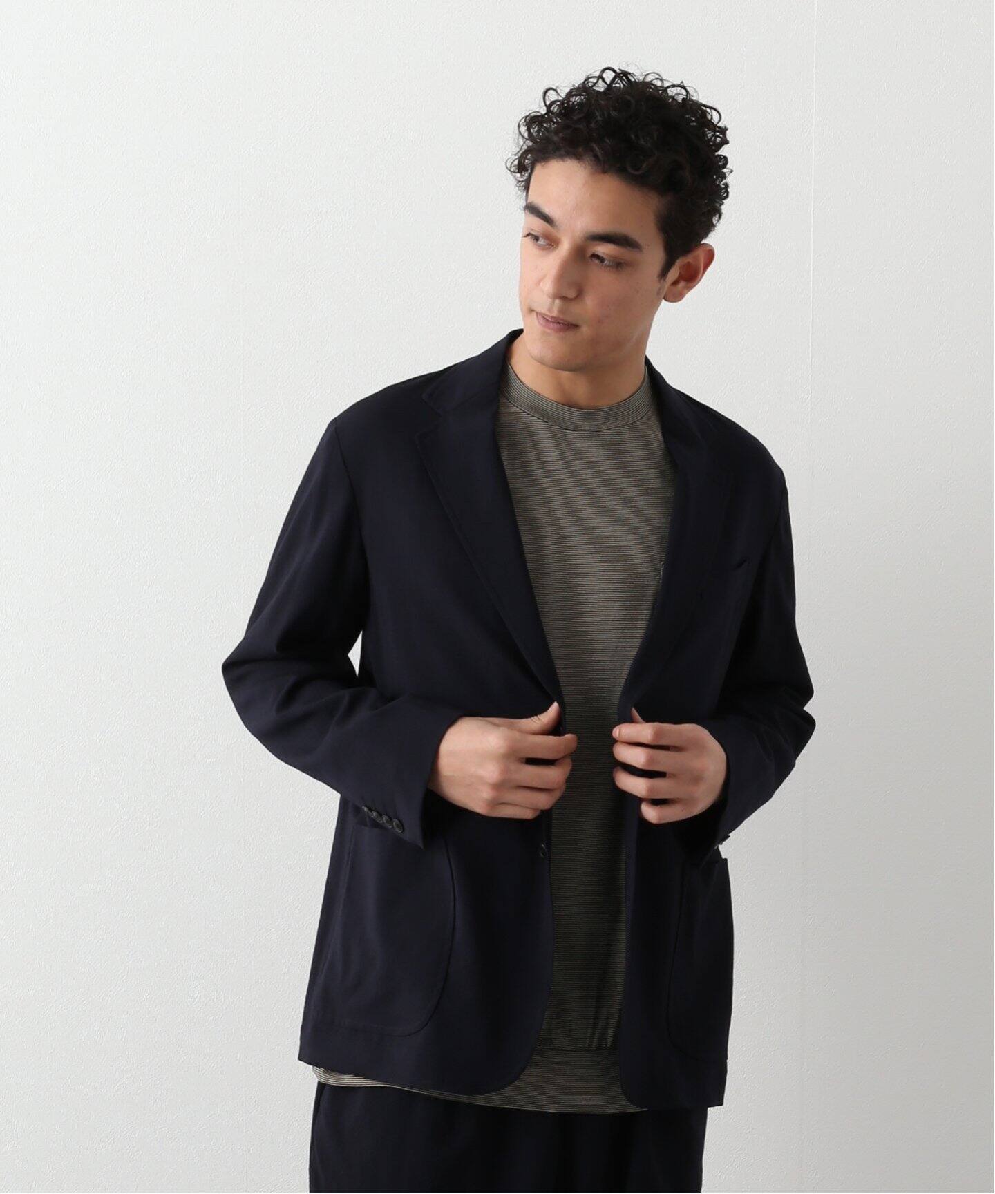 ジャケット　アウター　縮2 COMME des GARCONS HOMME DEUX(コムデギャルソンオムドゥ) ポリ