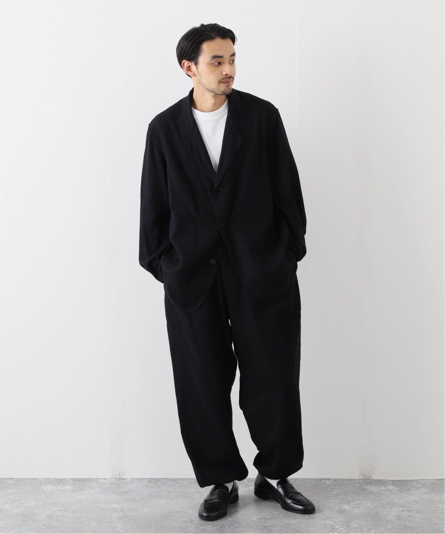 COMOLI（コモリ）シルクネル セットアップ 21aw 撃ち合い 