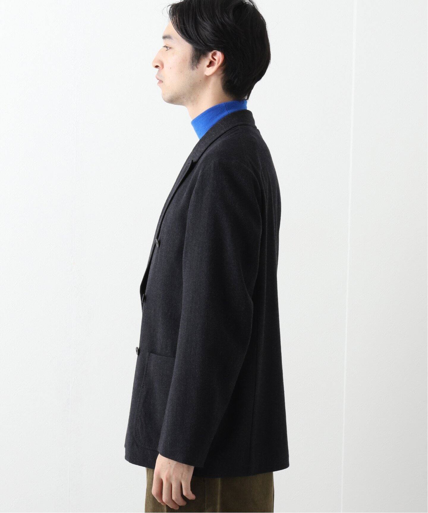 COMOLI 22AW リファインウールダブルジャケット NAVY 3 | ヤマダウェブコム