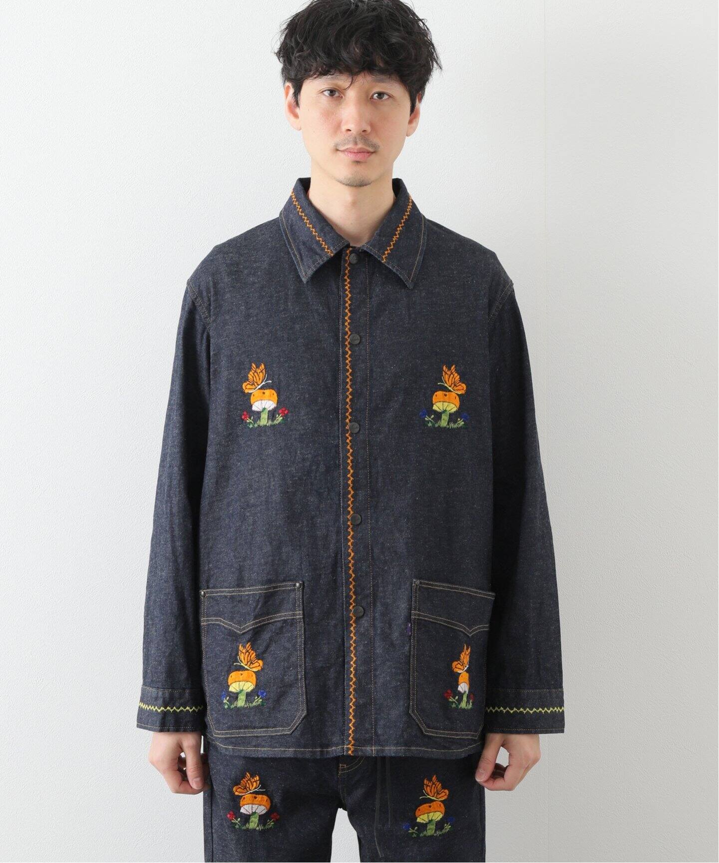 NEEDLES / ニードルズ】10.5OZ C/L/PU DENIM PM EMB. JACKET（その他  