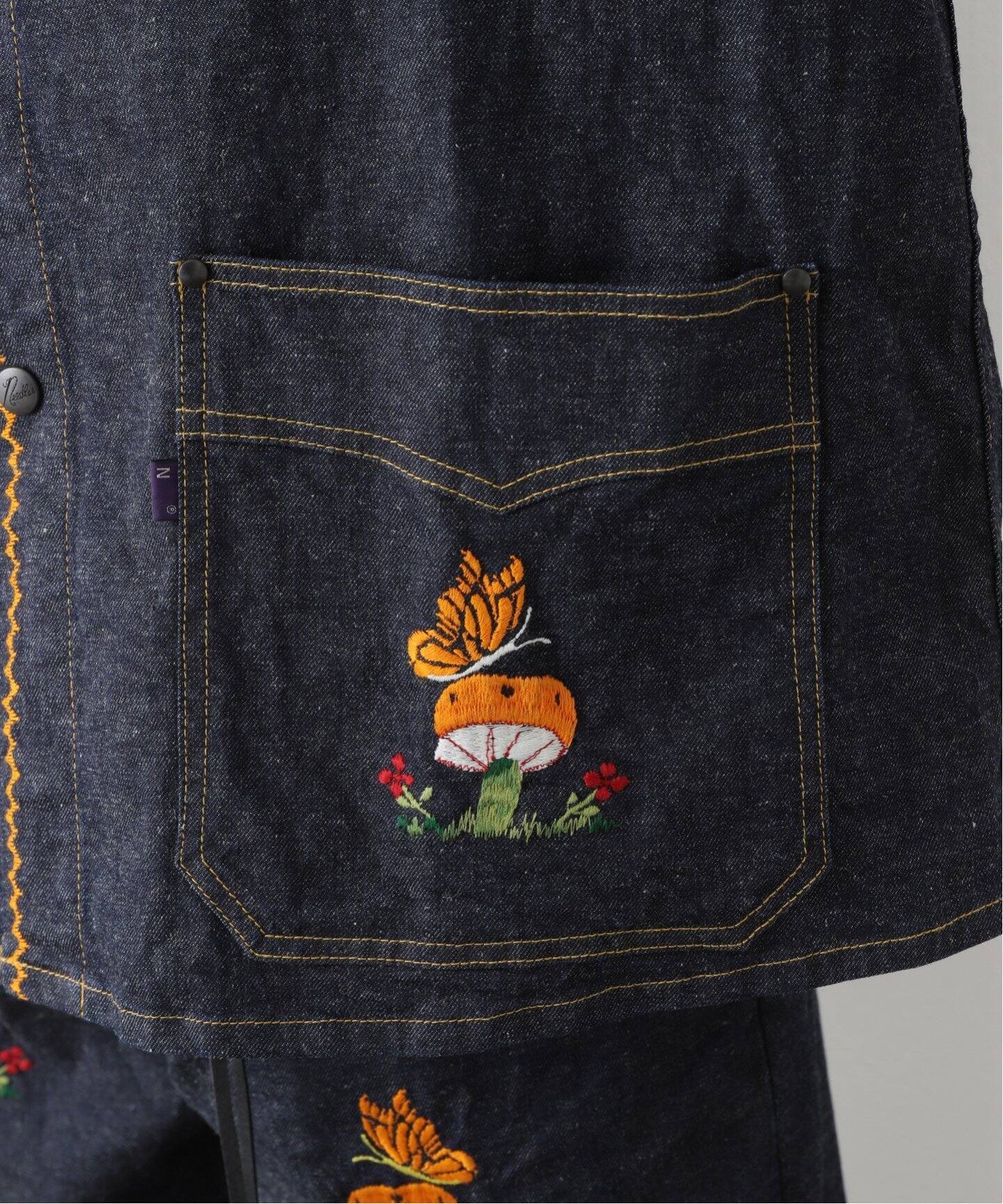 NEEDLES / ニードルズ】10.5OZ C/L/PU DENIM PM EMB. JACKET（その他  