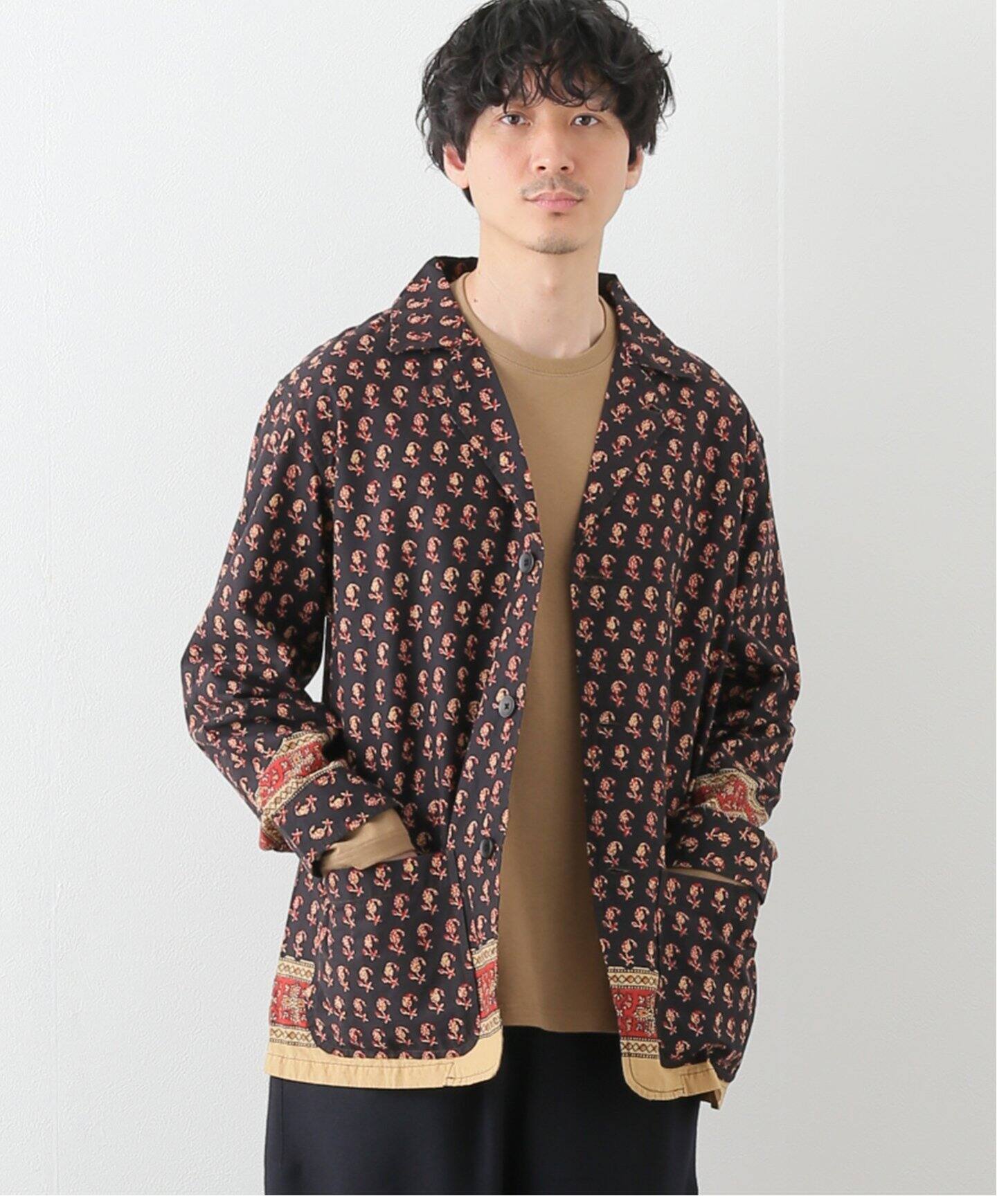 SOUTH2 WEST8/ サウスツーウエストエイト】 FLORAL PEN JACKET - BATIK  
