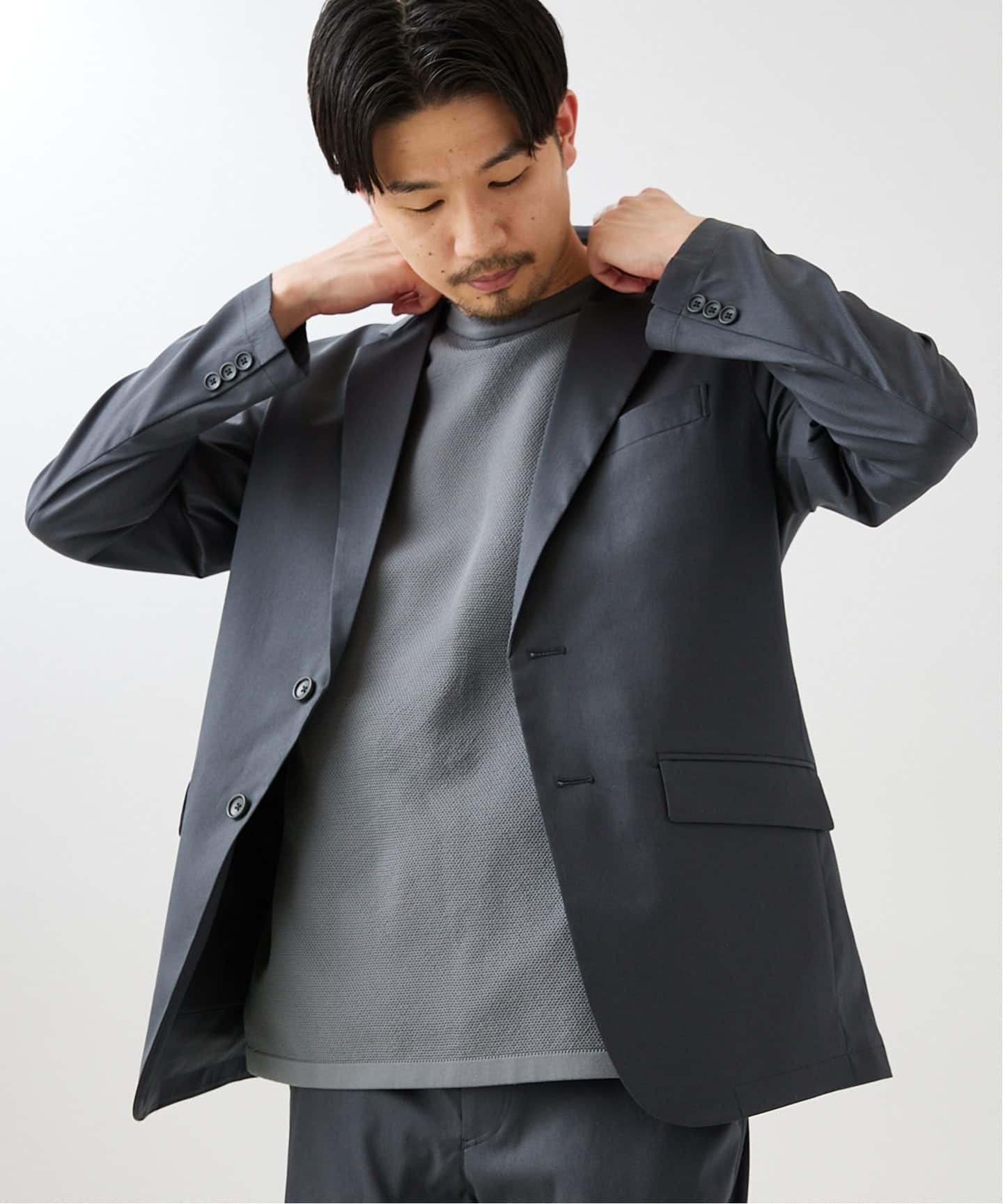 WWS×417×ANA /ワークウェアスーツ/セットアップ /チャコール WWS / ワークウェアスーツ】417別注 for ANAジャケット Ver.2.5