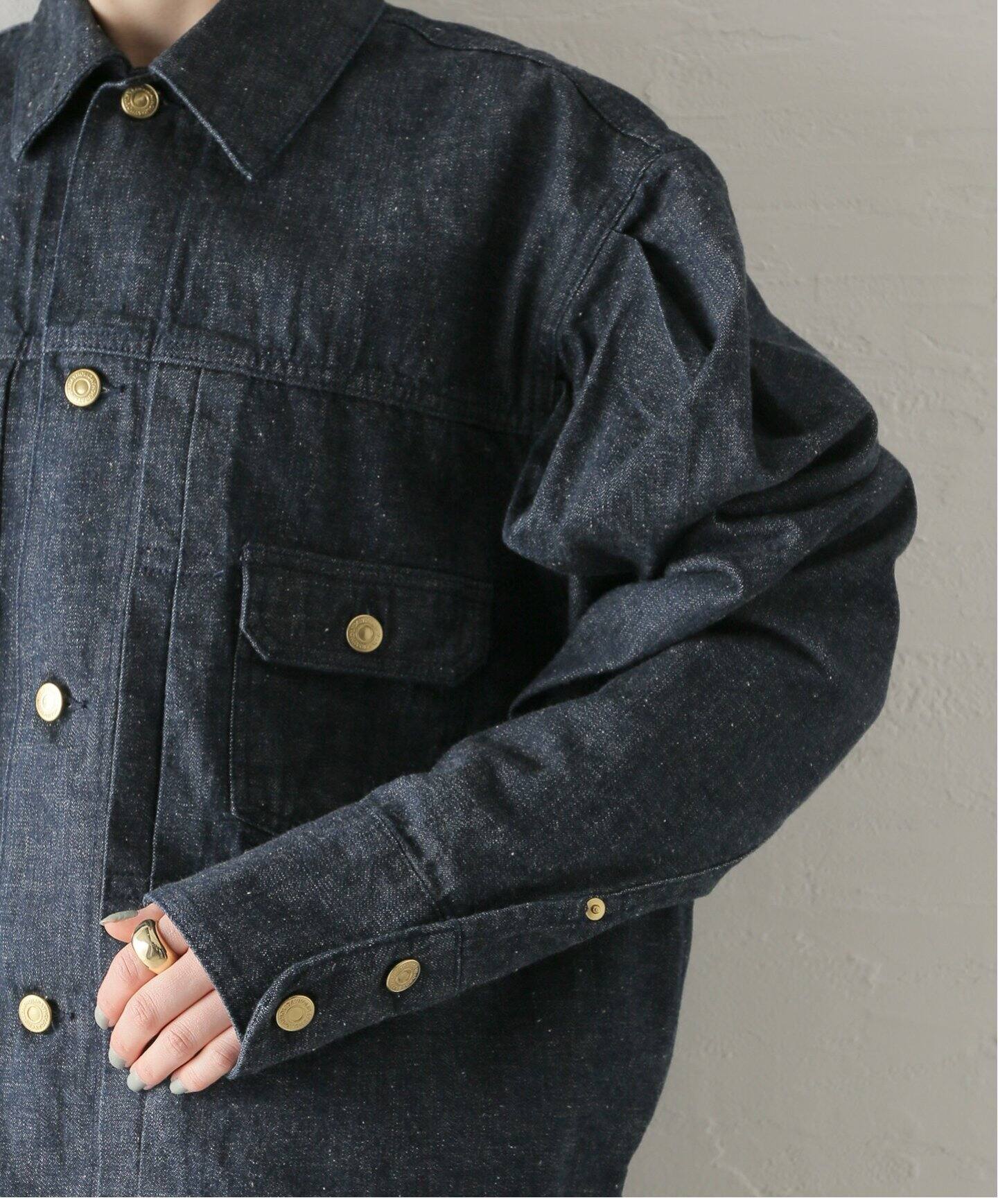 HOLIDAY/ホリデイ】PUFF SLEEVE DENIM BIG JACKET 2：デニムジャケット 