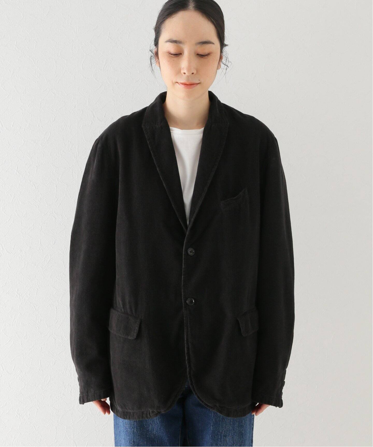 VAS-Y LENTEMENT/ヴァジーラントマン】 CORDUROY TAILORED JACKET  