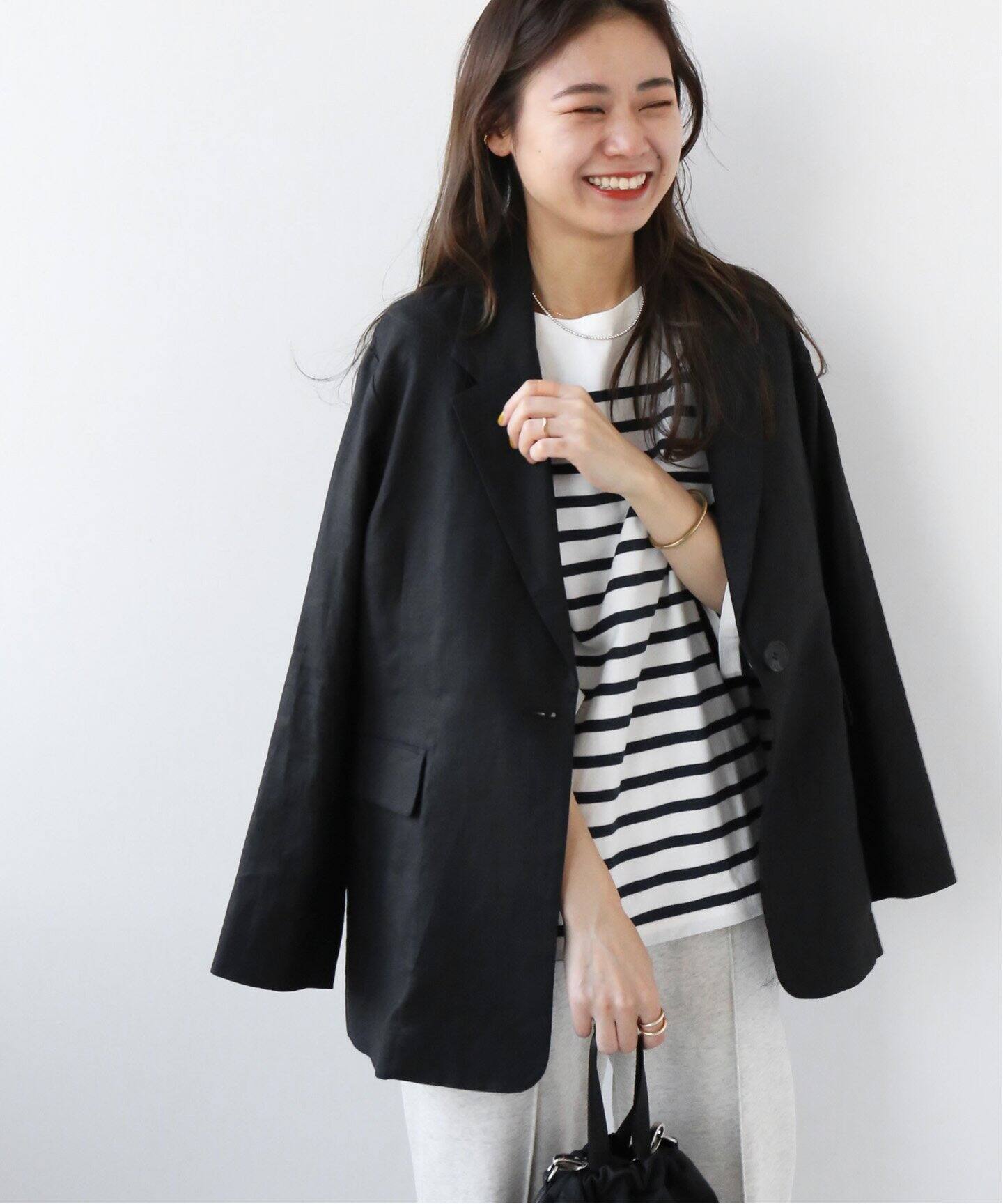 リネンオーバーサイズジャケット◇（その他ジャケット・スーツ  