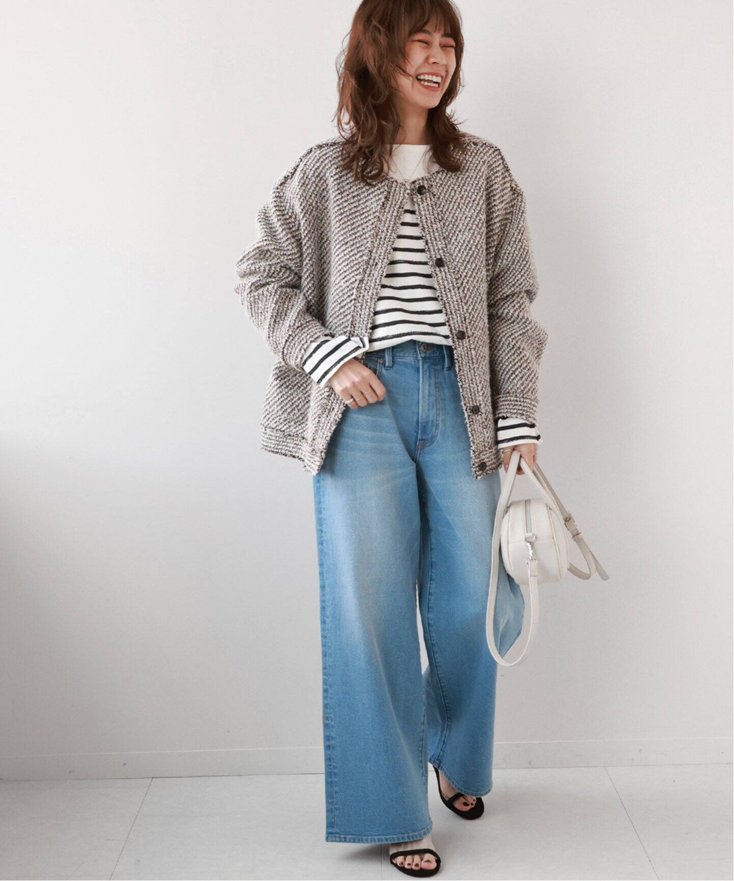 追加3》コットンツイードジャケット（ノーカラージャケット）｜JOURNAL  