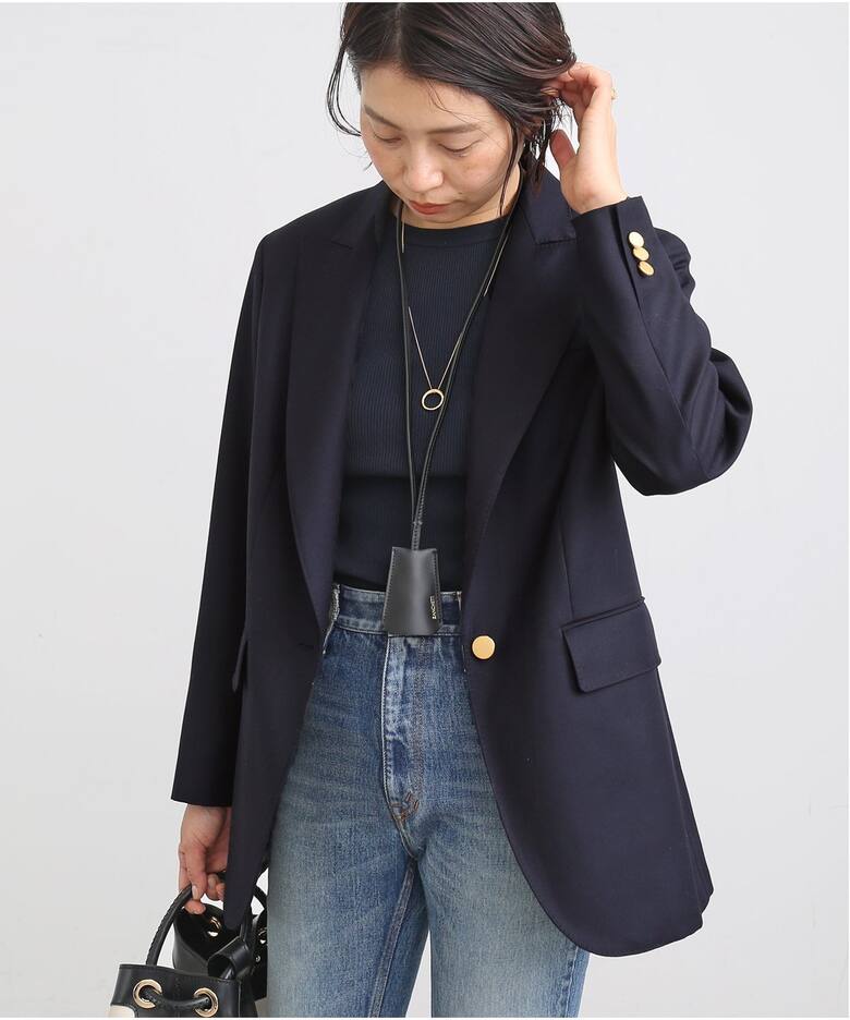 Navy 1B ジャケット（テーラードジャケット）｜Deuxieme Classe 