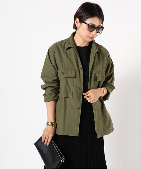 Military シャツジャケット Deuxieme Classe ドゥーズィエム クラス 公式のファッション通販 Baycrew S Store Military シャツジャケット Deuxieme Classe ドゥーズィエム クラス 公式のファッション通販 Baycrew S Store
