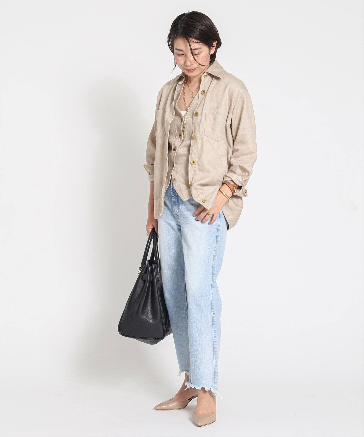 Deuxieme Classe☆ LINEN CHINO Gジャケット - Gジャン・デニム 