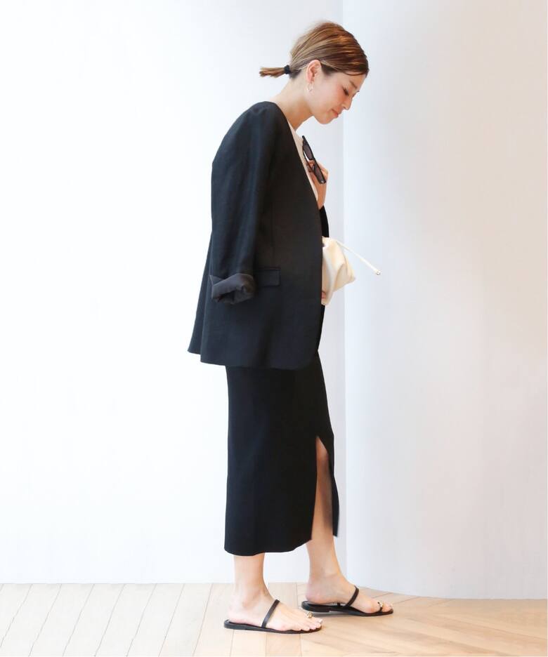 Linen Collarless ブレザー（その他ジャケット・スーツ）｜Deuxieme 