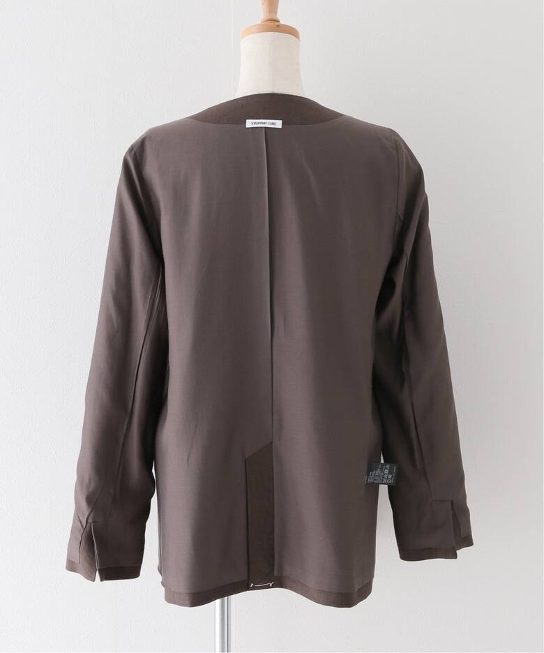 Linen Collarless ブレザー（その他ジャケット・スーツ）｜Deuxieme 