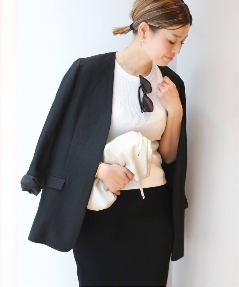 Linen Collarless ブレザー（その他ジャケット・スーツ）｜Deuxieme 