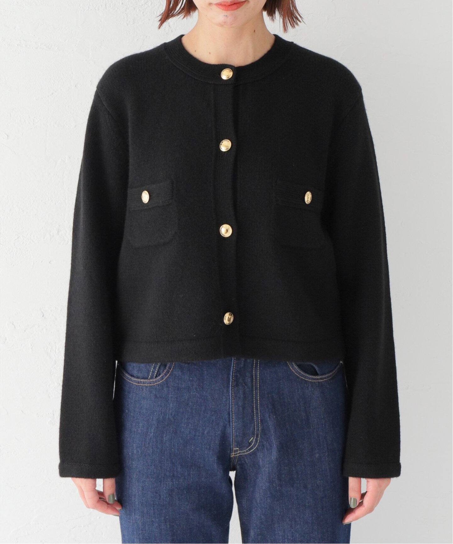 Cashmere ブレザー（ノーカラージャケット）｜Deuxieme Classe  