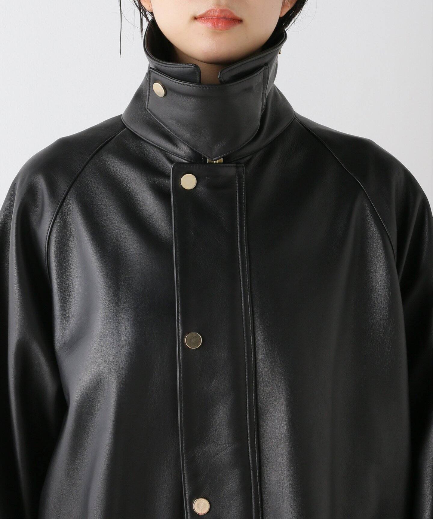 CINQUANTA/チンクアンタ】レザーブルゾン（その他ブルゾン／アウター  