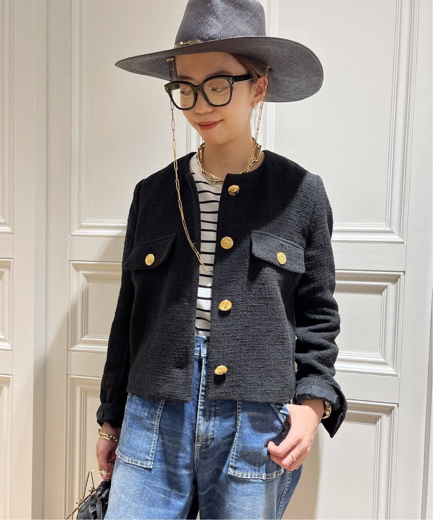 MUSE de Deuxieme Classe TWEED ジャケット 