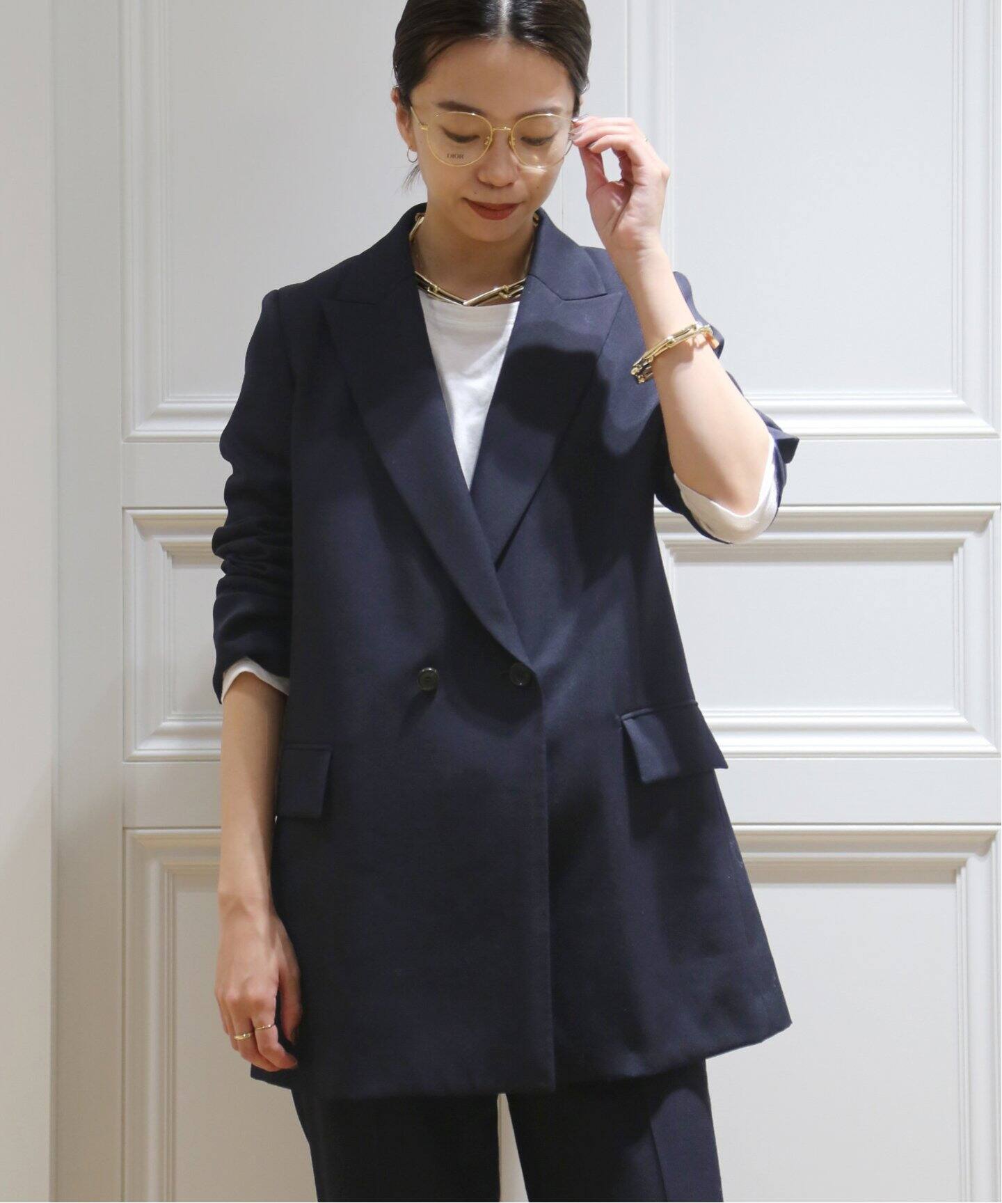 Deuxieme Classe ネイビー ダブルボタン ブレザー（楽天市場】DEUXIEME 