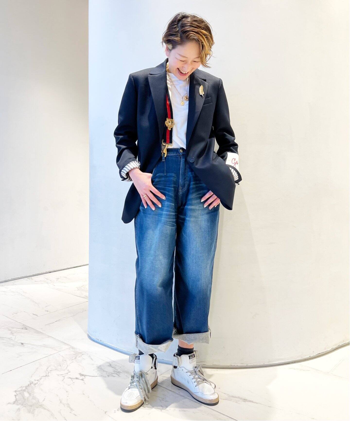 GOLDEN GOOSE ドゥーズィエムクラス ライダースジャケット グレー 欲しかっ