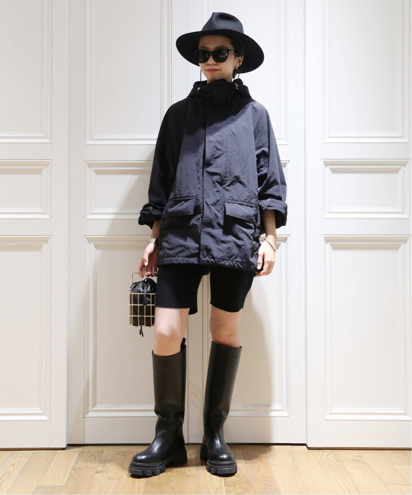 REMI RELIEF/レミレリーフ】ナイロンフードブルゾン（マウンテン  